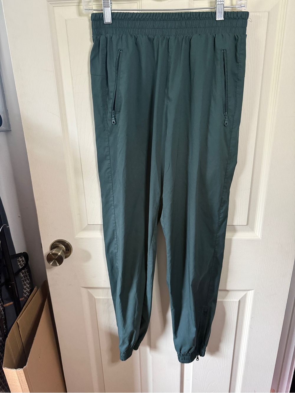 Girlfriend Collective Dark Green Lightweight Jogger Pants Size Small